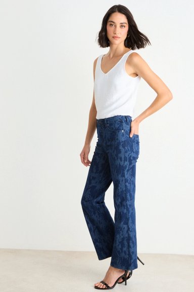 STRAIGHT JEANS  FANTASIA AZUL MUJER ASH - 5