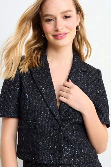 BLAZER FANTASIA NEGRO MUJER IO - 2