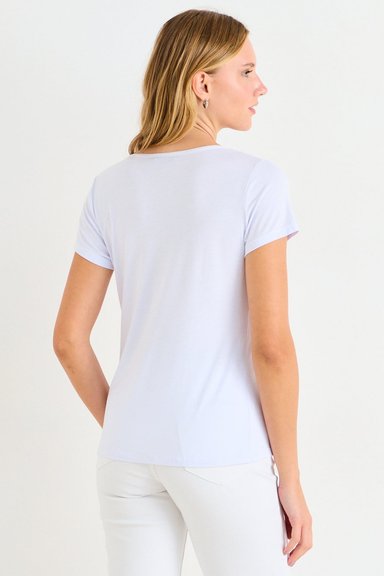 POLERA MANGA CORTA LISA CRUDO MUJER ASH - 3