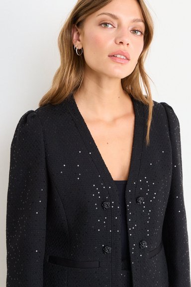 BLAZER FANTASIA NEGRO MUJER IO - 2