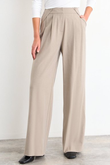 PANTALON LISO AVELLANA MUJER IO - 3