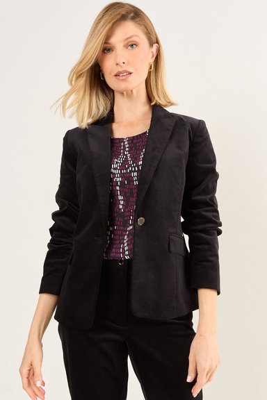 BLAZER PANA NEGRO MUJER MAGRIFFE - 1