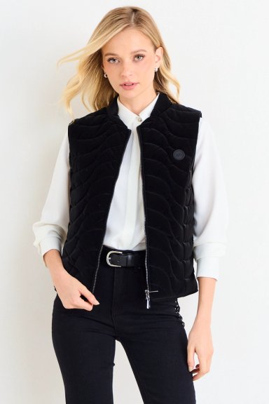 PARKA SIN MANGAS NEGRO MUJER ASH - 2