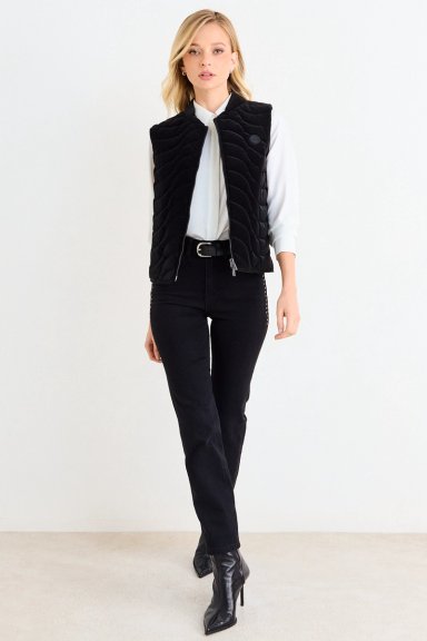 PARKA SIN MANGAS NEGRO MUJER ASH - 4