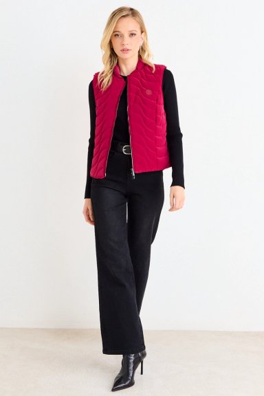 PARKA SIN MANGAS ROJO MUJER ASH - 4