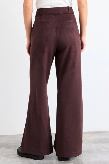 PANTALON LISO CAFE  MUJER IO - 4