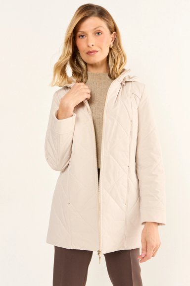 PARKA LISA BEIGE MUJER MAGRIFFE - 1