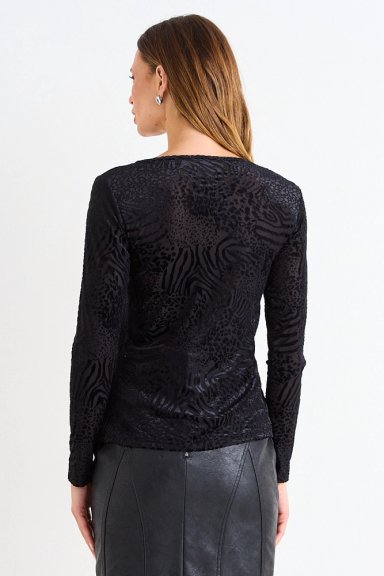 POLERA MODA NEGRO MUJER ASH - 3