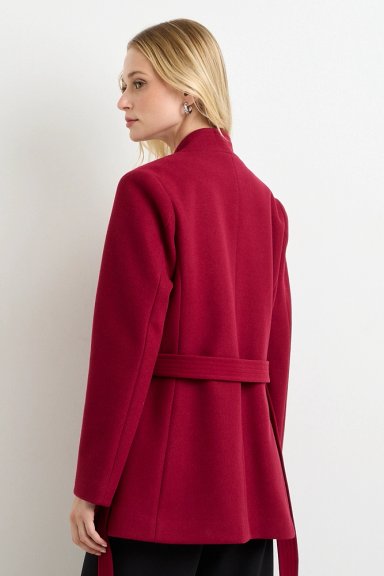 CHAQUETON LISO BURDEOS MUJER ASH - 3