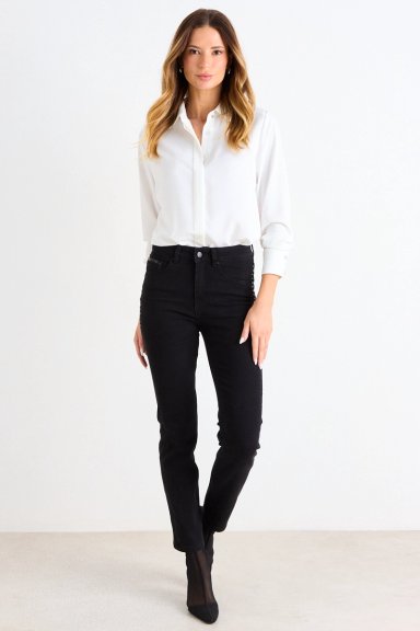 SKINNY JEANS NEGRO MUJER ASH - 1