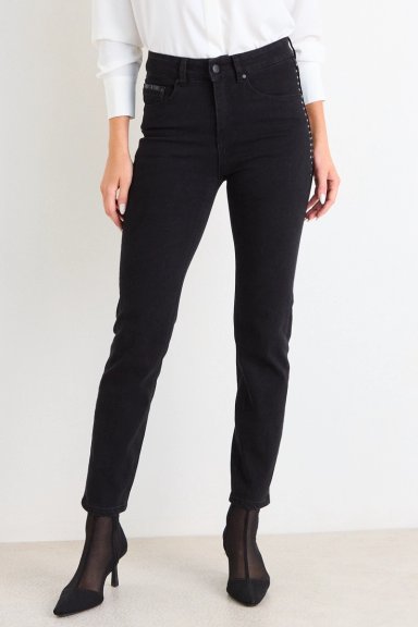 SKINNY JEANS NEGRO MUJER ASH - 3