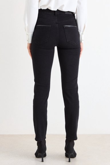 SKINNY JEANS NEGRO MUJER ASH - 4