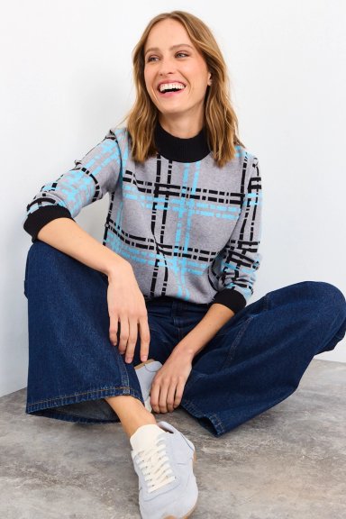 SWEATER FANTASIA GRIS MUJER IO - 1