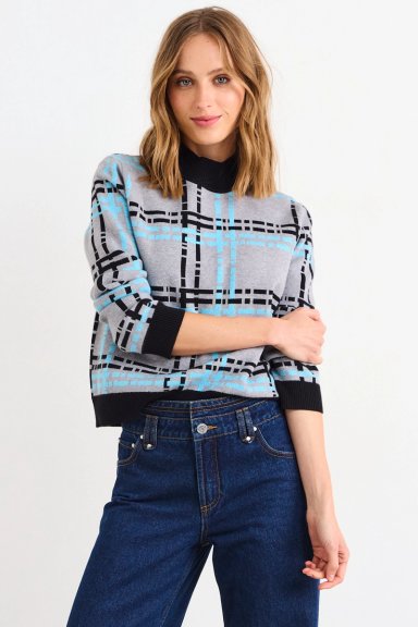 SWEATER FANTASIA GRIS MUJER IO - 2