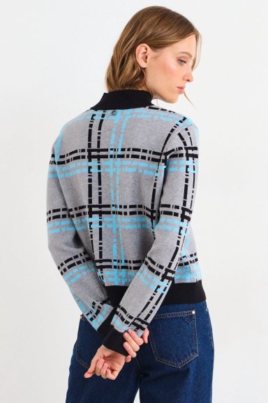 SWEATER FANTASIA GRIS MUJER IO - 4
