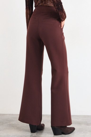 PANTALON LISO CAFE  MUJER IO - 4