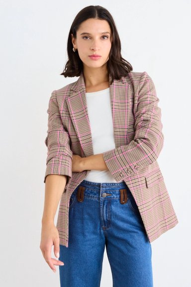 BLAZER FANTASIA ROSA MUJER IO - 1
