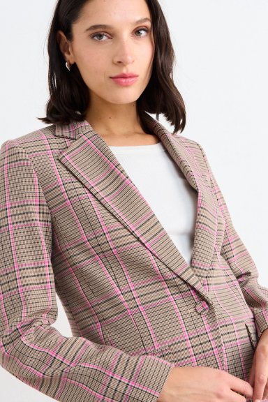 BLAZER FANTASIA ROSA MUJER IO - 1