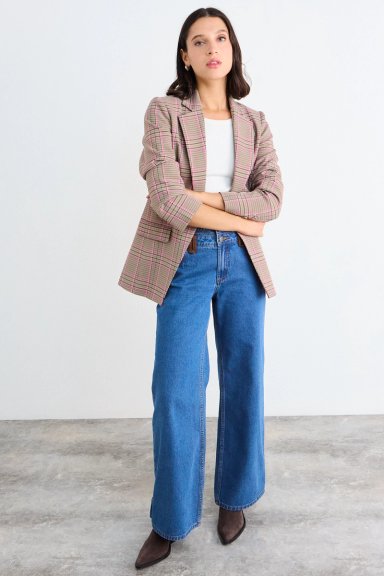 BLAZER FANTASIA ROSA MUJER IO - 5