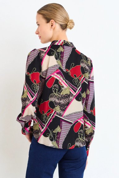 BLUSA FANTASIA NEGRO MUJER ASH - 3