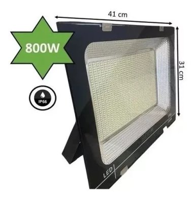 FOCO REFLECTOR 800W LUZ LED EXTERIOR RESISTEN AL AGUA - 2