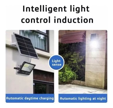 FOCO REFLECTOR SOLAR COMPAQPEAT 500 W PANEL SOLAR Y CONTROL REMOTO - 3