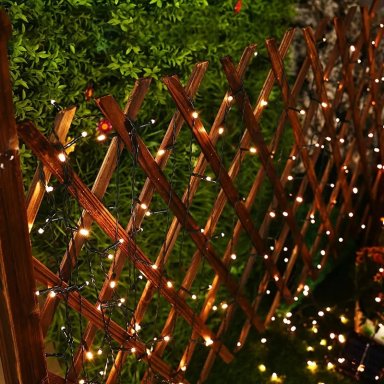 LUCES NAVIDAD X2 SOLAR GUIRNALDA AMARILLO 10 M - 4