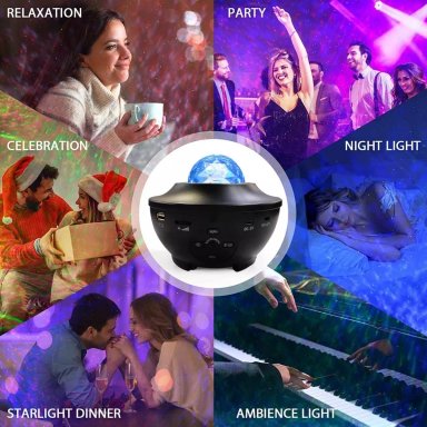 PROYECTOR GALAXY GALAXIA ESTRELLAS UNIVERSO CON BLUETOOTH MUSICA - 5