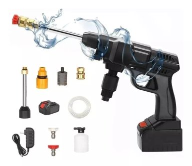 HIDROLAVADORA ELÉCTRICA ACALAZYAS 1500W PRO EN COLOR NEGRO DE 1500W CON 60BAR DE PRESIÓN MÁXIMA - 1