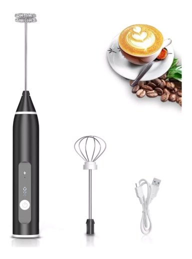 BATIDORA EVOLUTION MINI BATIDOR ELÉCTRICO ESPUMA CAFÉ LECHE RECARGABLE - 1