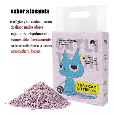 ARENA PARA GATOS DE TOFU, ARENA BIODEGRADABLE - 3