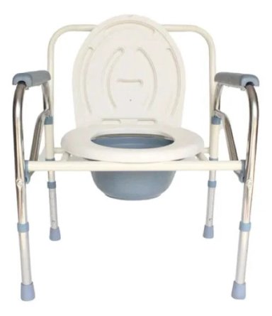 SILLA PARA BAÑO PORTATIL PLEGABLE BAÑO INODORO DISCAPACITADO - 1