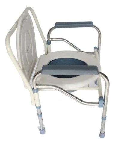 SILLA PARA BAÑO PORTATIL PLEGABLE BAÑO INODORO DISCAPACITADO - 3