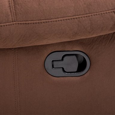 BERGER DANIELS 98060R 1 CUERPO TERCIOPELO CAFE RECLINABLE MODERNO MARTELL ELEPHANT - 9