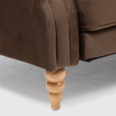 SOFÁ FUTÓN 3 CUERPOS CLÁSICO MILÁN CAFÉ EG2025BR - 11