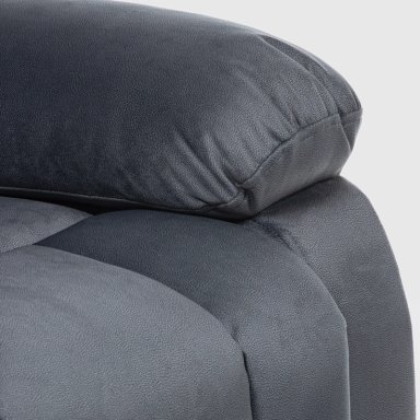 BERGER RECLINABLE ELÉCTRICO LIFT + MASAJE + CALENTADOR LIVORNO GRIS KM8822MDG - 4
