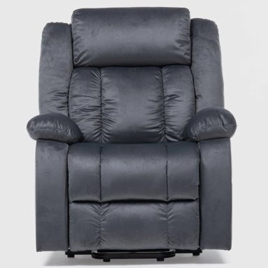 BERGER RECLINABLE ELÉCTRICO LIFT + MASAJE + CALENTADOR LIVORNO GRIS KM8822MDG - 7