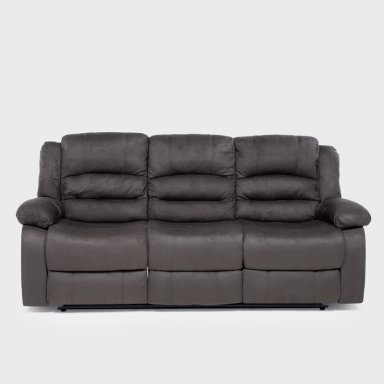SOFÁ 3 CUERPOS RECLINABLE CLÁSICO MARTELL GRIS 98060SGR - 2