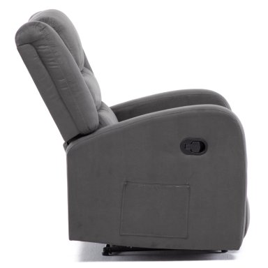 BERGER DANIELS FG98013MGR TERCIOPELO GRIS MASAJEADOR RECLINABLE CONTROL REMOTO - 8