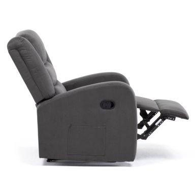 BERGER DANIELS FG98013MGR TERCIOPELO GRIS MASAJEADOR RECLINABLE CONTROL REMOTO - 9