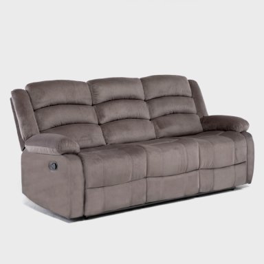 SOFÁ 3 CUERPOS RECLINABLE CLÁSICO MARTELL MARRÓN 98060S - 5