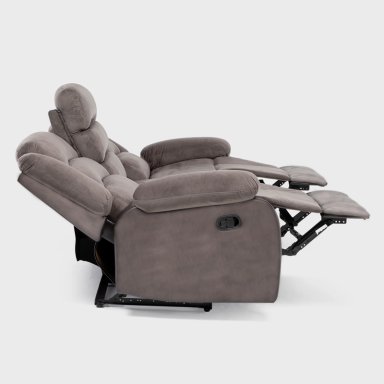 SOFÁ 3 CUERPOS RECLINABLE CLÁSICO MARTELL MARRÓN 98060S - 10