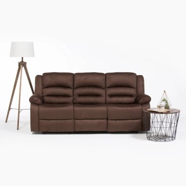 LIVING SOFÁ 3 CUERPOS RECLINABLE MARTELL CAFÉ + 2 BERGERS 98060 - 4