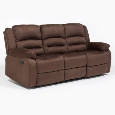 LIVING SOFÁ 3 CUERPOS RECLINABLE MARTELL CAFÉ + 2 BERGERS 98060 - 5