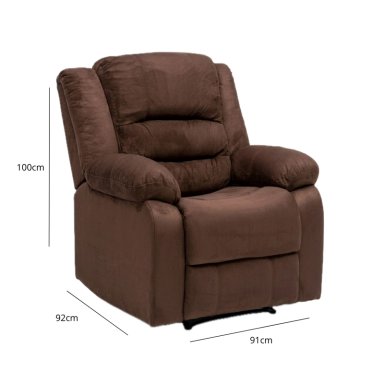 LIVING SOFÁ 3 CUERPOS RECLINABLE MARTELL CAFÉ + 2 BERGERS 98060 - 8