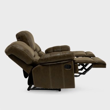 LIVING SOFÁ 3 CUERPOS RECLINABLE CASTLE CAFÉ + 2 BERGERS 98023R4 - 9