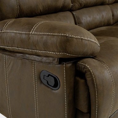 LIVING SOFÁ 3 CUERPOS RECLINABLE CASTLE CAFÉ + 2 BERGERS 98023R4 - 11