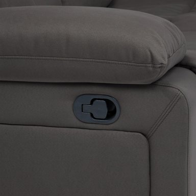 SOFÁ SECCIONAL RECLINABLE LIVING ARIZONA GRIS 8081GR - 7