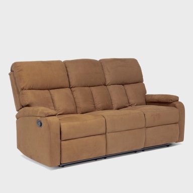 LIVING RECLINABLE 3 CUERPOS MATHEUS CAFÉ 1 SOFÁ 3 CUERPOS + 2 BERGERS SETVS8070BR - 5