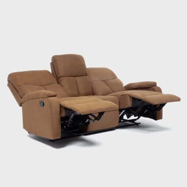 LIVING RECLINABLE 3 CUERPOS MATHEUS CAFÉ 1 SOFÁ 3 CUERPOS + 2 BERGERS SETVS8070BR - 6